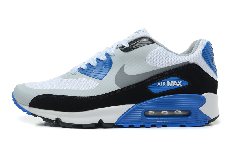 New Men'S Nike Air Max Black/White/Blue/Gary